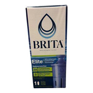 Set of 4 Brita Elite Replacement Filter Water Pitchers Dispenser Longlast New